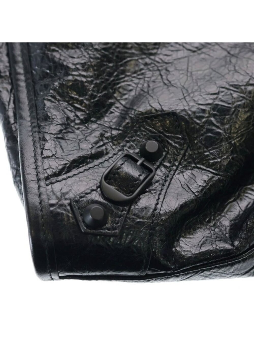Balenciaga City Large Leather 2-Way Bag Black - Picture 6 of 6